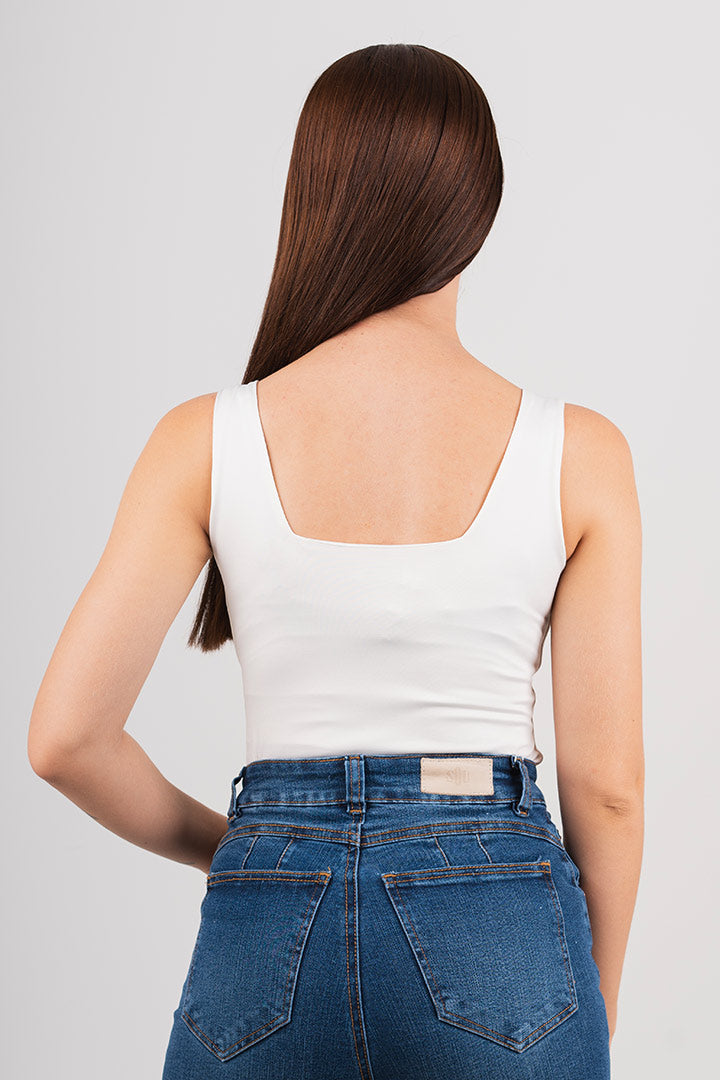 BLUSA ESCOTE CUADRADO EN LYCRA