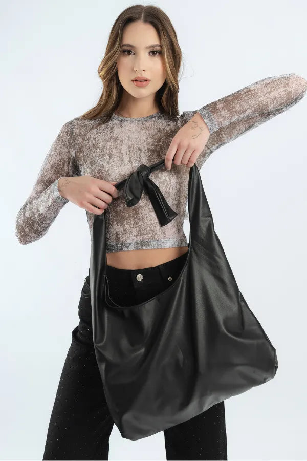 BOLSO EN CUERINA
