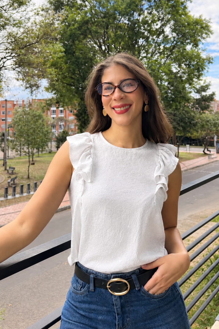 BLUSA ARANDELAS