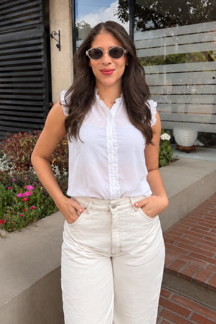 CAMISA LISA ARANDELAS
