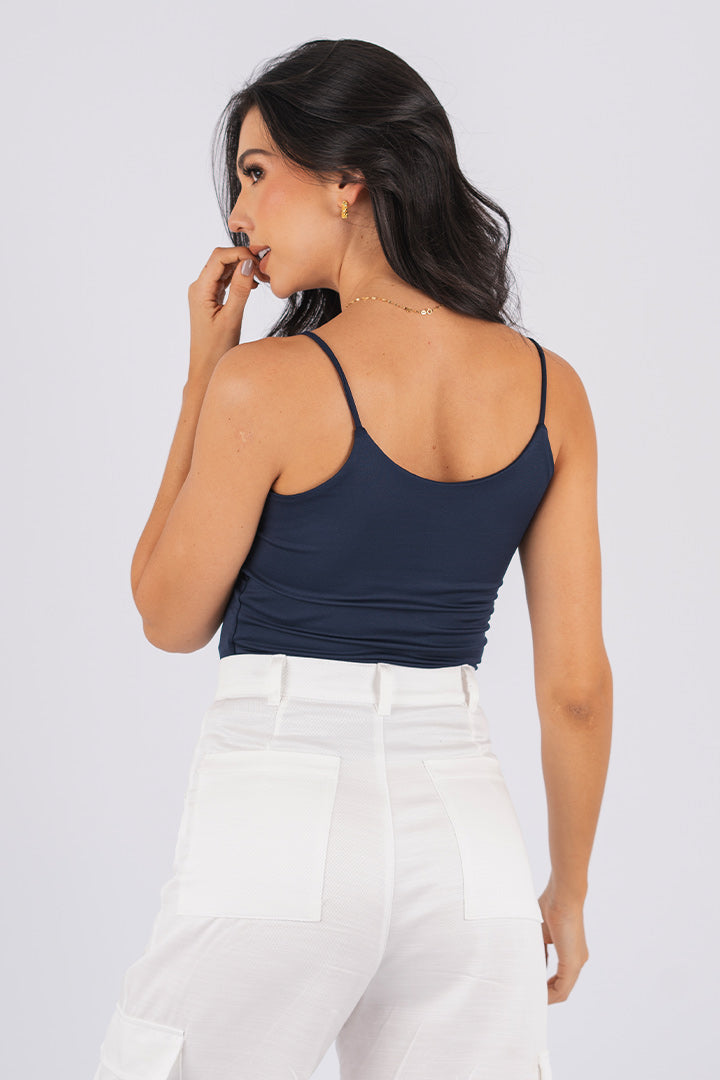 BLUSA DE TIRAS EN LYCRA