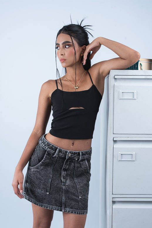 CROP TOP ANUDADO