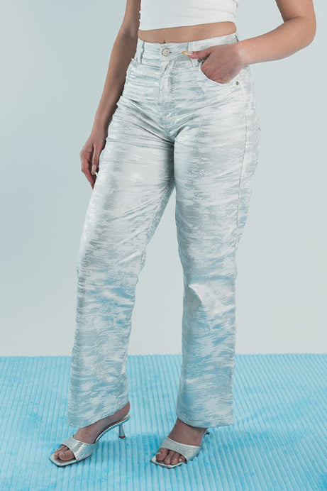 PANTALÓN RECTO FOIL