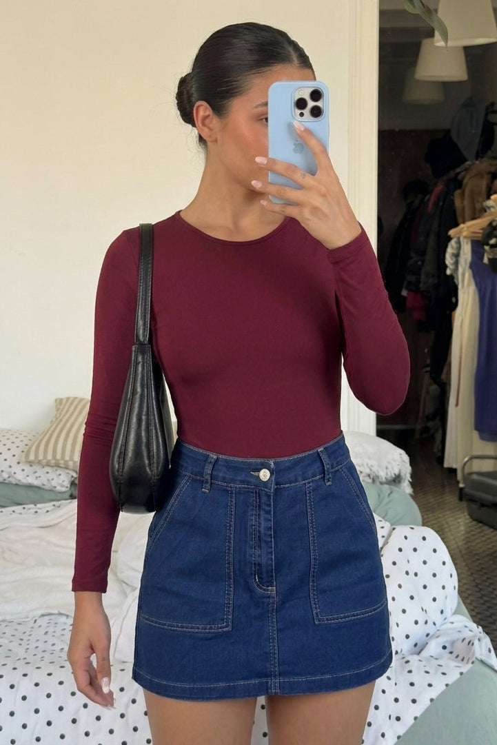 FALDA CARPINTERA AZUL