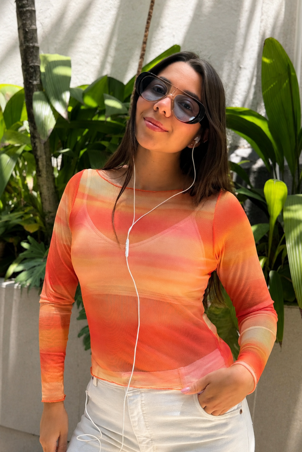 BLUSA EN MALLA