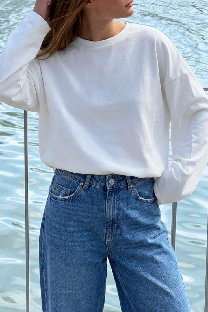 JEAN BAGGY TIRO ALTO AZUL MEDIO