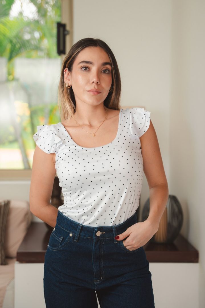 TOP ARANDELAS POLKA DOTS