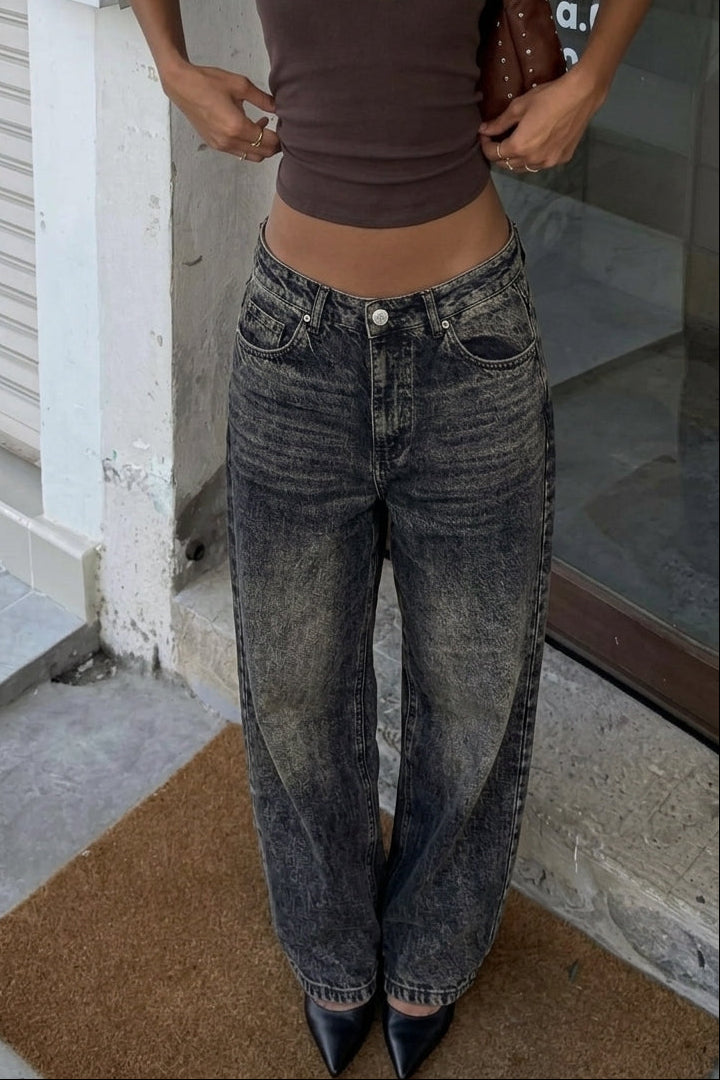 JEAN BAGGY TIRO ALTO NEGRO
