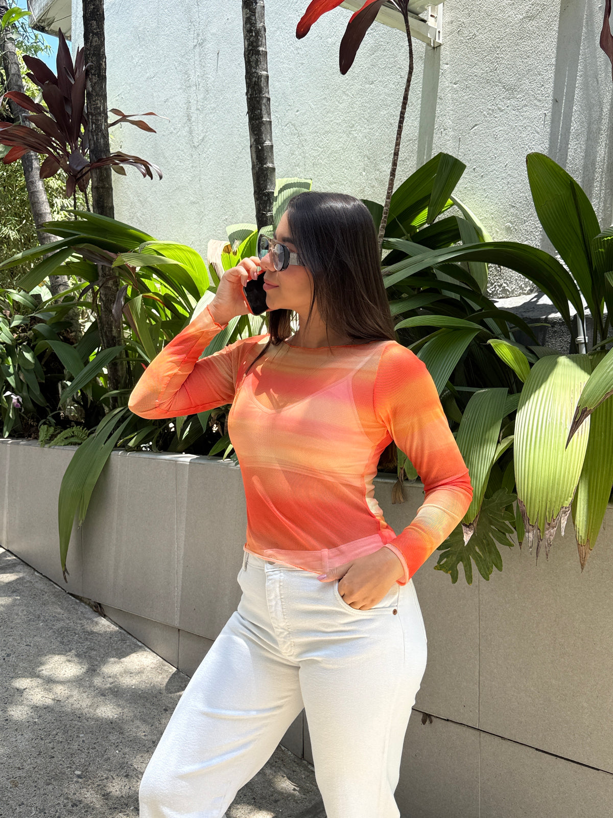 BLUSA EN MALLA